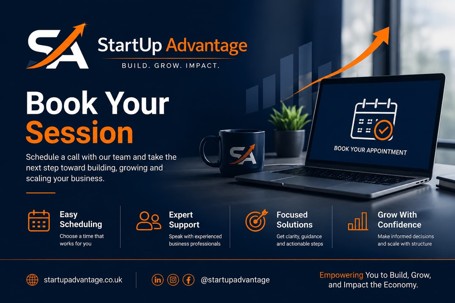 StartUp Advantage's banner background
